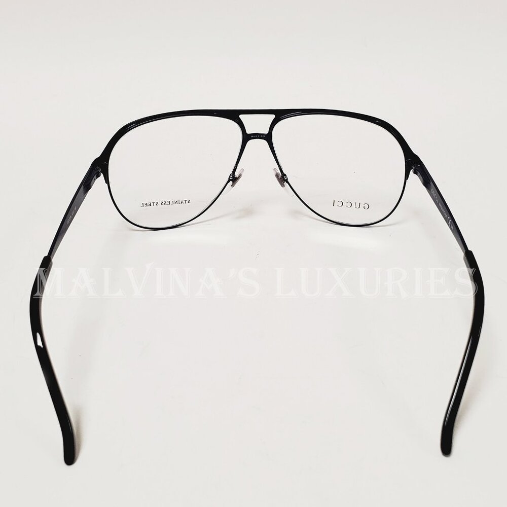 GUCCI EYEGLASSES OPTICAL LENS AVIATOR METAL FRAME GG 2216 - Picture 6 of 12